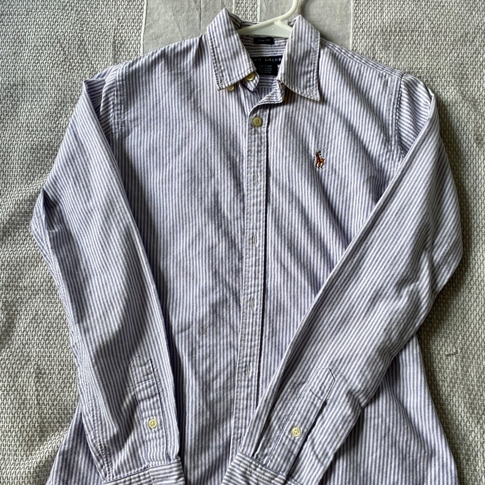 Ralph Lauren Slim Fit Oxford Purple